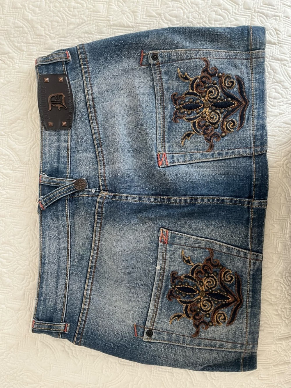Dollhouse Laiia Denim Mini Skirt, Junior Size 5